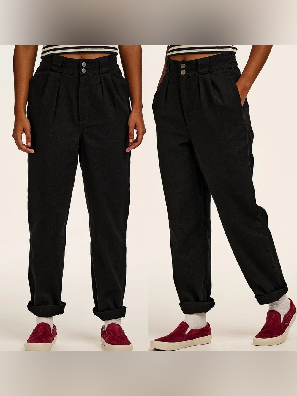Lucy & Yak Addison Black Denim High Waisted Jeans